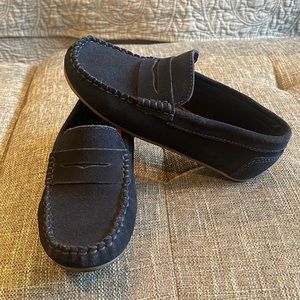 Boys Zara dress shoes blue suede